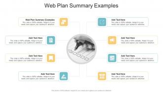 Web Plan Summary Examples In Powerpoint And Google Slides Cpb