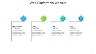 Web platform vs website ppt powerpoint presentation show designs download cpb