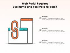 Web Portal Requires Username And Password For Login