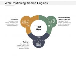 Web positioning search engines ppt powerpoint presentation infographic template format cpb