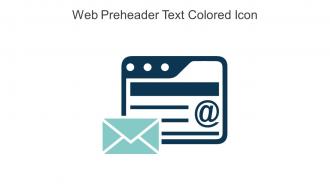 Web Preheader Text Colored Icon In Powerpoint Pptx Png And Editable Eps Format
