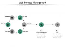 Web process management ppt powerpoint presentation outline deck cpb