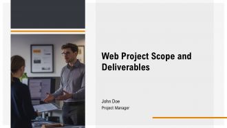 Web Project Scope And Deliverables PPT Outline AT