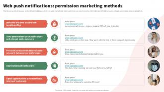 Web Push Notifications Implementing Seth Godins Guide Permission Marketing Campaigns MKT SS V
