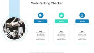 Web Ranking Checker In Powerpoint And Google Slides Cpb