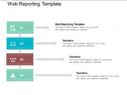 Web reporting template ppt powerpoint presentation slides show cpb