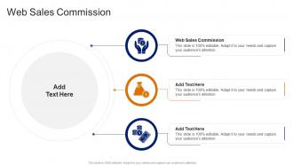 Web Sales Commission In Powerpoint And Google Slides Cpb