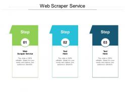 Web scraper service ppt powerpoint presentation inspiration good cpb