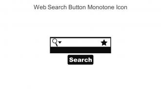 Web Search Button Monotone Icon In Powerpoint Pptx Png And Editable Eps Format