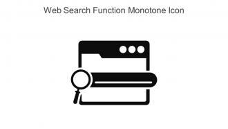 Web Search Function Monotone Icon In Powerpoint Pptx Png And Editable Eps Format