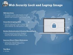 Web Security Lock And Laptop Image