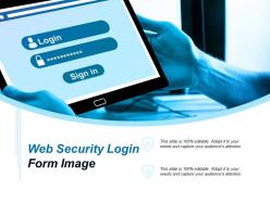 Web security login form image