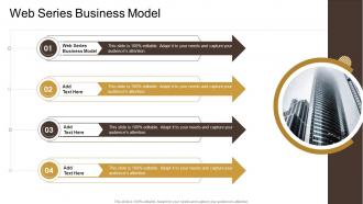 Web Series Business Model In Powerpoint And Google Slides Cpb