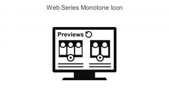 Web Series Monotone Icon In Powerpoint Pptx Png And Editable Eps Format