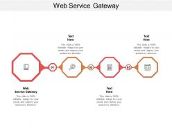 Web service gateway ppt powerpoint presentation visual aids infographic template cpb