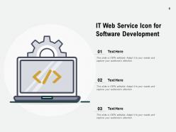 Web service icon service business virtualization development ecommerce