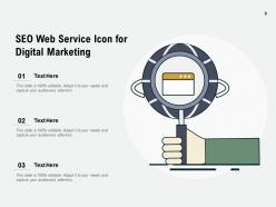 Web service icon service business virtualization development ecommerce