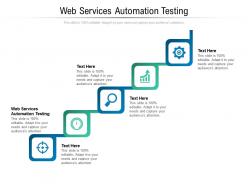 Web services automation testing ppt powerpoint presentation styles grid cpb