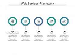 Web services framework ppt powerpoint presentation ideas professional cpb