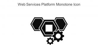 Web Services Platform Monotone Icon In Powerpoint Pptx Png And Editable Eps Format