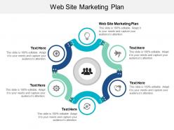 Web site marketing plan ppt powerpoint presentation gallery elements cpb