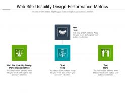 Web site usability design performance metrics ppt powerpoint presentation background image cpb