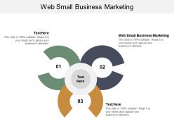 Web small business marketing ppt powerpoint presentation model smartart cpb