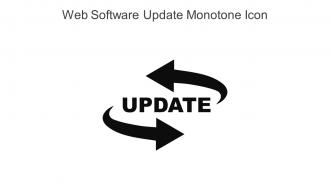 Web Software Update Monotone Icon In Powerpoint Pptx Png And Editable Eps Format