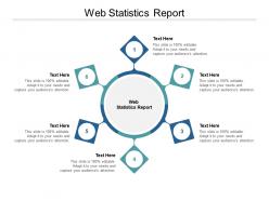 Web statistics report ppt powerpoint presentation summary background designs cpb