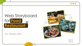 Web Storyboard For Food Restaurant Powerpoint Ppt Template Bundles Storyboard SC