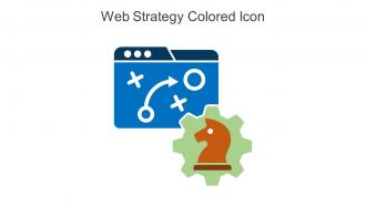 Web Strategy Colored Icon In Powerpoint Pptx Png And Editable Eps Format