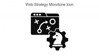 Web Strategy Monotone Icon In Powerpoint Pptx Png And Editable Eps Format
