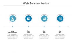 Web synchronization ppt powerpoint presentation icon design inspiration cpb