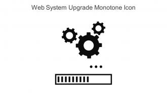 Web System Upgrade Monotone Icon In Powerpoint Pptx Png And Editable Eps Format