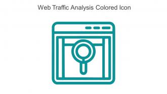 Web Traffic Analysis Colored Icon In Powerpoint Pptx Png And Editable Eps Format