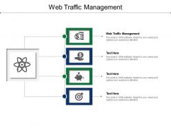 Web traffic management ppt powerpoint presentation styles files cpb