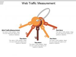 Web traffic measurement ppt powerpoint presentation icon grid cpb