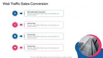 Web Traffic Sales Conversion In Powerpoint And Google Slides Cpb