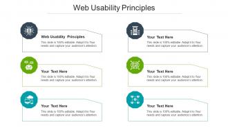 Web usability principles ppt powerpoint presentation inspiration cpb