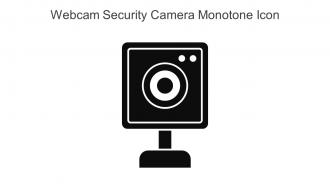 Webcam Security Camera Monotone Icon In Powerpoint Pptx Png And Editable Eps Format
