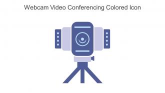 Webcam Video Conferencing Colored Icon In Powerpoint Pptx Png And Editable Eps Format