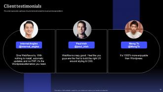 Webflow Investor Funding Elevator Pitch Deck Ppt Template Downloadable Visual