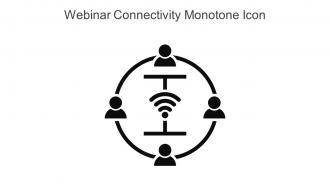 Webinar Connectivity Monotone Icon In Powerpoint Pptx Png And Editable Eps Format