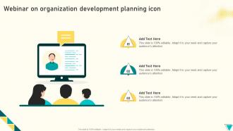 Webinar On Organization Development Planning Icon