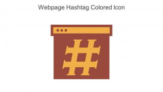 Webpage Hashtag Colored Icon In Powerpoint Pptx Png And Editable Eps Format