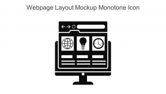 Webpage Layout Mockup Monotone Icon In Powerpoint Pptx Png And Editable Eps Format
