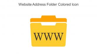 Website Address Folder Colored Icon In Powerpoint Pptx Png And Editable Eps Format