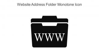 Website Address Folder Monotone Icon In Powerpoint Pptx Png And Editable Eps Format