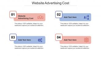 Website Advertising Cost In Powerpoint And Google Slides
