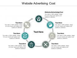 Website advertising cost ppt powerpoint presentation infographic template format cpb